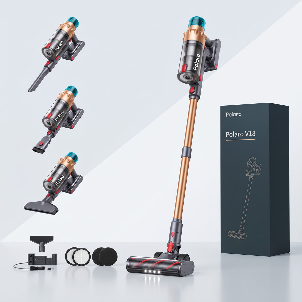 Polaro cordless vacuum cleaner